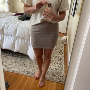 J Crew beige work skirt